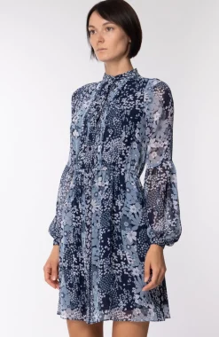 Michael Kors Abito Floreale con Maniche LungheFANTASIA