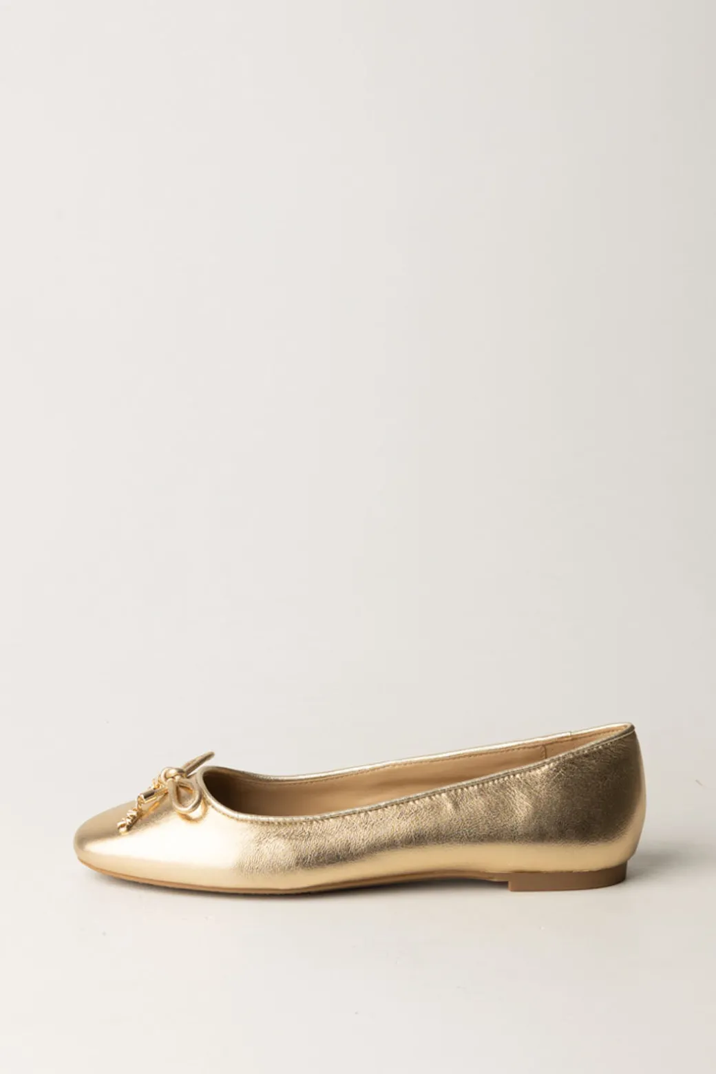 Michael Kors Ballerine Metallizzate con FiocchettoPALE GOLD