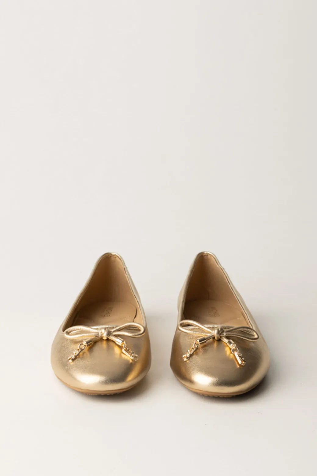Michael Kors Ballerine Metallizzate con FiocchettoPALE GOLD