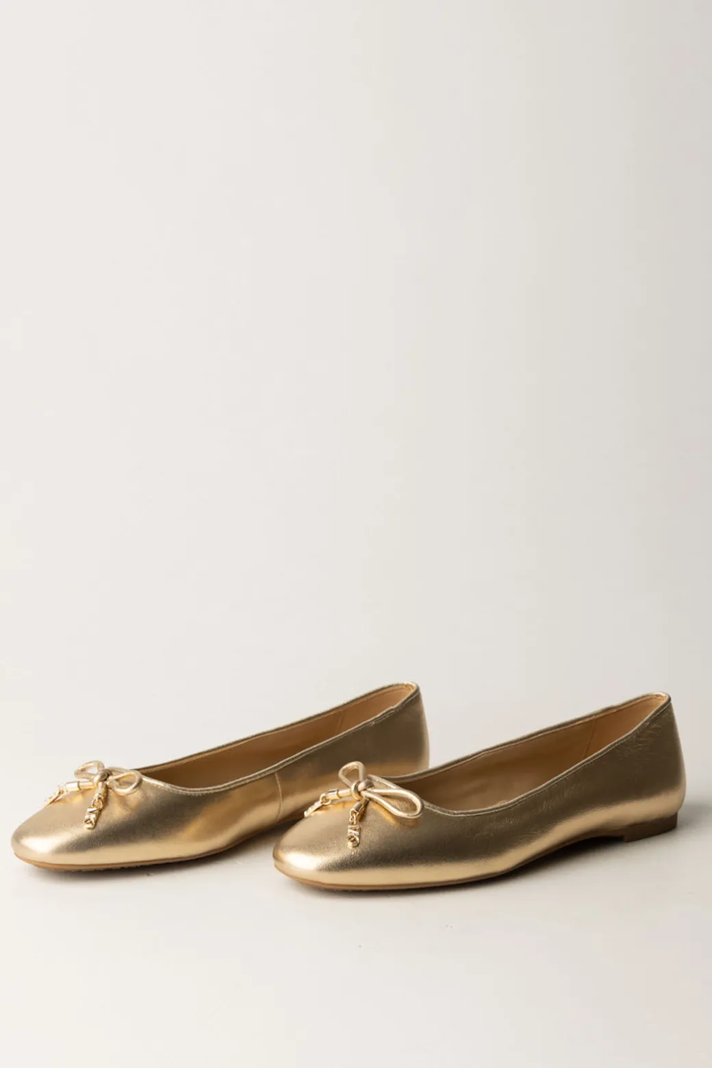 Michael Kors Ballerine Metallizzate con FiocchettoPALE GOLD