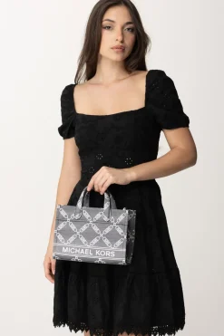 Michael Kors Borsa Tote Gigi PiccolaBLK/OPTICWHT