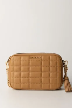 Michael Kors Camera Bag with TasselPALE PEANUT