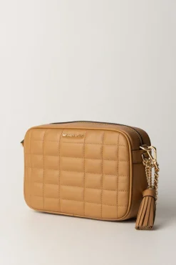 Michael Kors Camera Bag with TasselPALE PEANUT