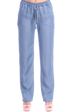 Michael Kors Pantalone Ampio Effetto DenimBLU DENIM
