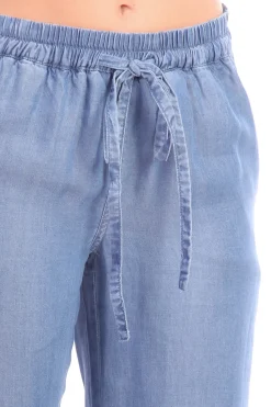 Michael Kors Pantalone Ampio Effetto DenimBLU DENIM