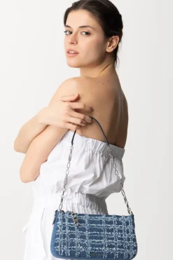 Michael Kors Pochette Media Empire In Jeans SfrangiatoDENIM