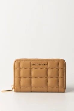 Michael Kors Portafogli Small In Pelle TrapuntataPALE PEANUT