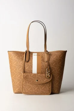 Michael Kors Tote Bag con Stampa LogoPALE PEANUT