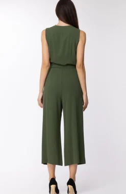 Michael Kors Tuta con Pantalone Ampio e CinturaVERDE