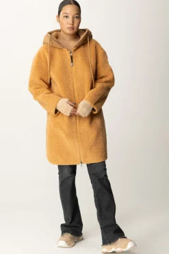 Montereggi Cappotto con Zip e CappuccioBISCOTTO