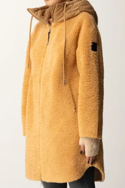 Montereggi Cappotto con Zip e CappuccioBISCOTTO