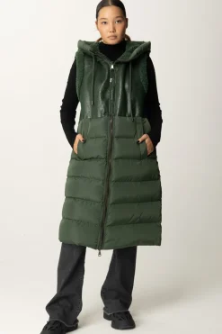 Montereggi Gilet Lungo ImbottitoCIPRESSO