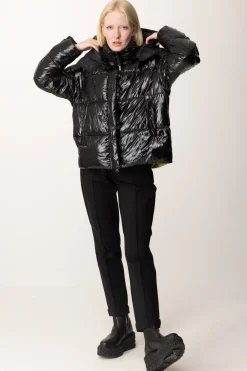 Montereggi Piumino Regular con Cappuccio RimovibileNERO