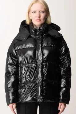 Montereggi Piumino Regular con Cappuccio RimovibileNERO