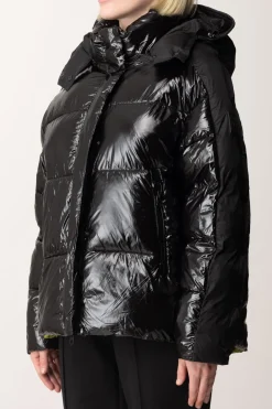 Montereggi Piumino Regular con Cappuccio RimovibileNERO