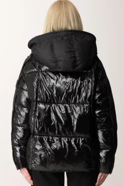 Montereggi Piumino Regular con Cappuccio RimovibileNERO