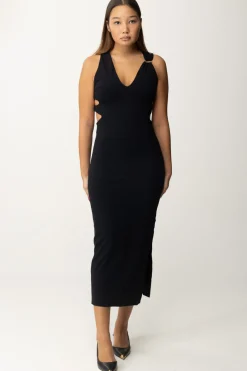 Patrizia Pepe Abito con Aperture LateraliNERO