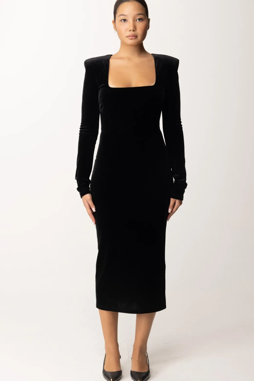 Patrizia Pepe Abito In VellutoNERO