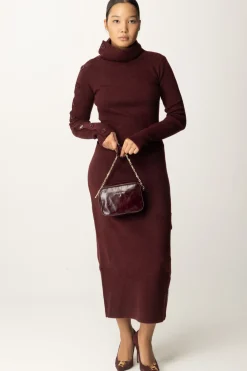 Patrizia Pepe Abito Lungo DolcevitaPLUM ELIXIR MELANGE