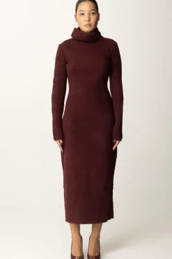 Patrizia Pepe Abito Lungo DolcevitaPLUM ELIXIR MELANGE