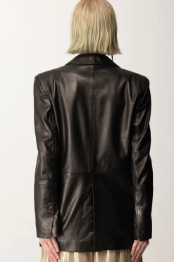 Patrizia Pepe Blazer In PelleNERO