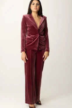 Patrizia Pepe Blazer In Velluto MonopettoPLUM ELIXIR