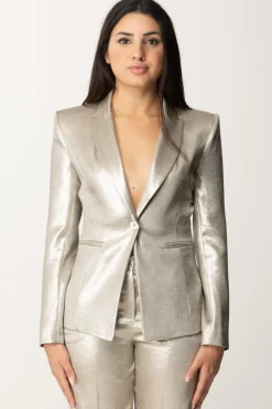 Patrizia Pepe Blazer MetallizzatoMETALLIGHTBLACKGOLD