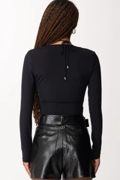 Patrizia Pepe Body con Cut-outNERO