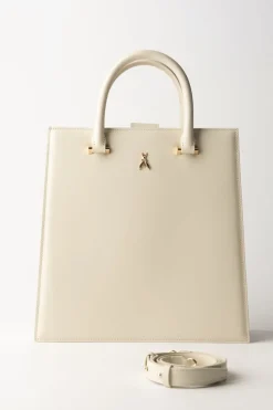 Patrizia Pepe Borsa a Mano MediaOFF WHITE