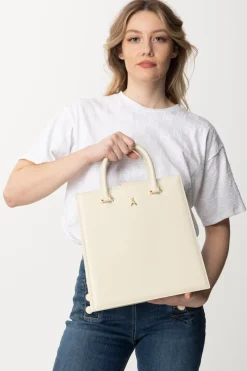 Patrizia Pepe Borsa a Mano MediaOFF WHITE