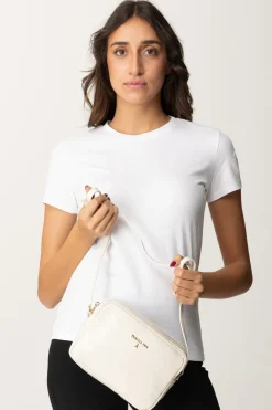 Patrizia Pepe Camera Bag In PelleOFF WHITE