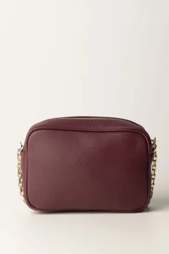 Patrizia Pepe Camera Bag In PelleDARK PLUM