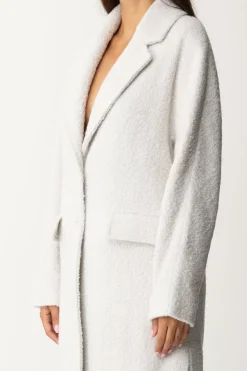 Patrizia Pepe Cappotto TeddyELDORADO WHITE