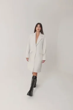 Patrizia Pepe Cappotto TeddyELDORADO WHITE