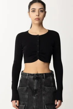Patrizia Pepe Cardigan CroppedNERO