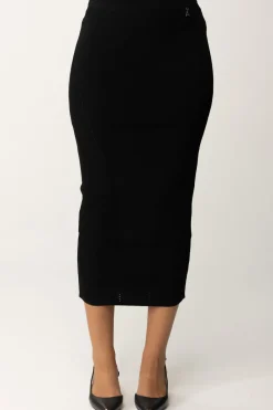 Patrizia Pepe Gonna Midi TraforataNERO