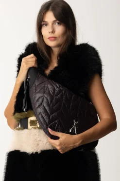 Patrizia Pepe Hobo Bag TrapuntataNERO