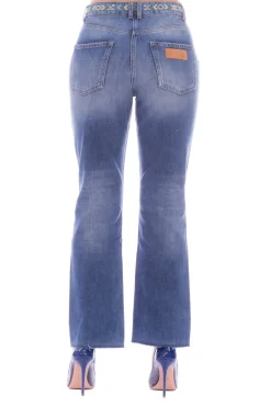Patrizia Pepe Jeans con Ricamo Di PerlineBOHO INDIGO