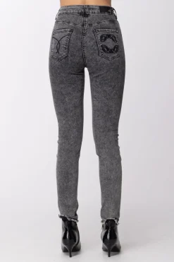 Patrizia Pepe Jeggins con Ricamo FlyACID GREY WASH