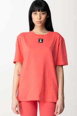 Patrizia Pepe Maglietta In Cotone con Logo FlyHYBRID ROSE