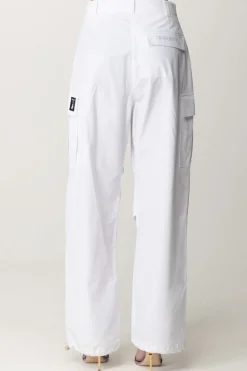 Patrizia Pepe Pantalone Cargo In CotoneBIANCO OTTICO