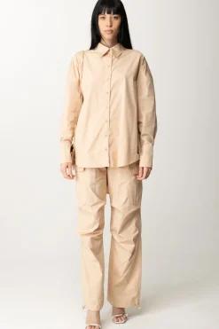 Patrizia Pepe Pantalone Cargo In CotoneBISCUIT BEIGE