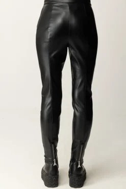 Patrizia Pepe Pantaloni Aderenti In SimilpelleNERO