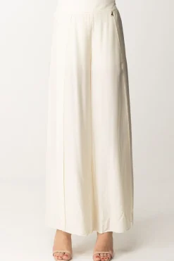 Patrizia Pepe Pantaloni Ampi con SpacchiRAW WHITE