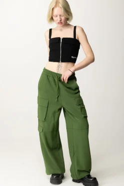 Patrizia Pepe Pantaloni Cargo Relaxed FitGREEN GARDEN