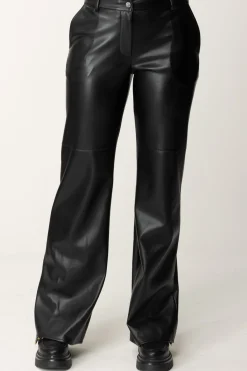 Patrizia Pepe Pantaloni In SimilpelleNERO