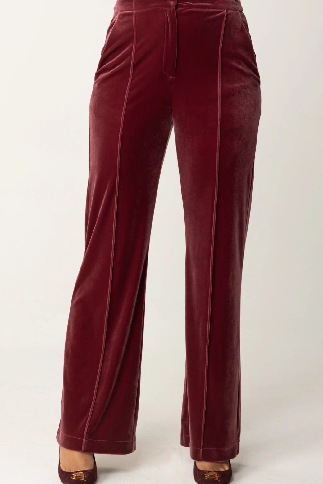 Patrizia Pepe Pantaloni In VellutoPLUM ELIXIR