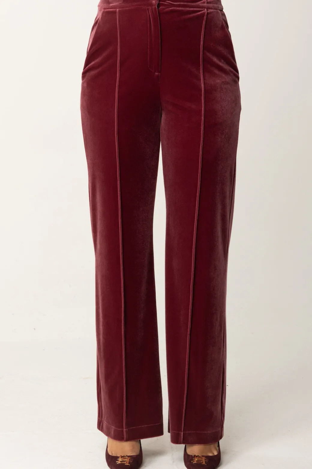 Patrizia Pepe Pantaloni In VellutoPLUM ELIXIR