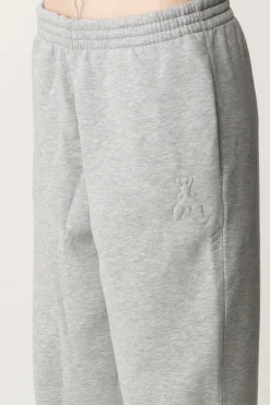 Patrizia Pepe Pantaloni Jogging con Elastico Alla CavigliaLIGHT GRAY MELANGE