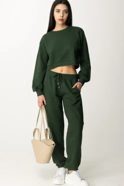 Patrizia Pepe Pantaloni Jogging con CoulisseTUSCANY GREEN